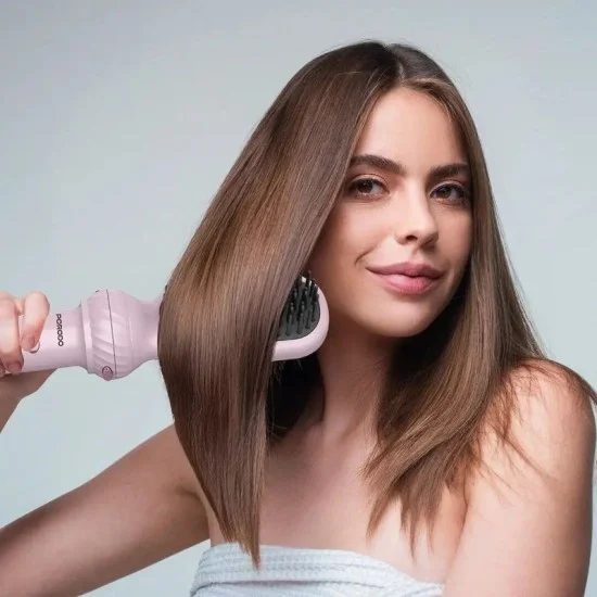 Porodo 5 In 1 Hair styling  Tool _ pink